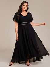 Plus Size Empire Waist Chiffon A-Line Formal Evening Dress